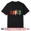Rock Abcd Back To School Abcd Preschool Teacher Appreciation Shirt
