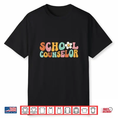 Counseling Office School Guidance Groovy Back To School Shirt