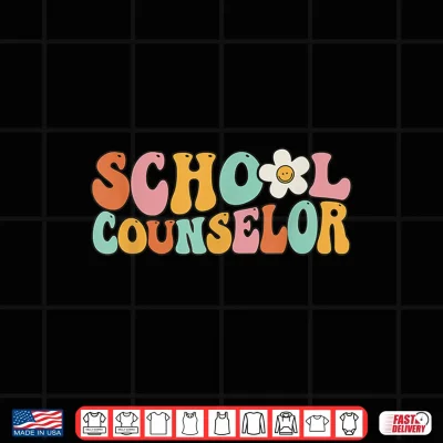Design Counseling Office School Guidance Groovy Back To School Shirt