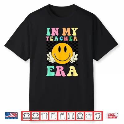 In My Teacher Era Retro Back To School Teacher Student Shirt