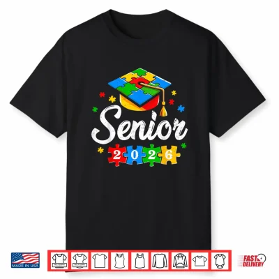 Senior Autism Graduate 2026 Autism Graduation Senior 2026 Shirt