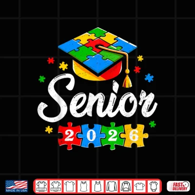 Design Senior Autism Graduate 2026 Autism Graduation Senior 2026 Shirt