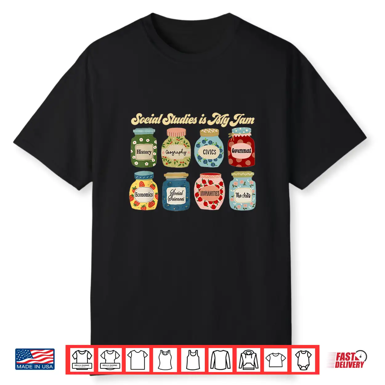 Social Studies Is My Jam History Teacher Back To School Shirt Social Studies Is My Jam History Teacher Back To School Shirt