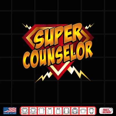 Design Super Counselor Educational Superhero Shirt