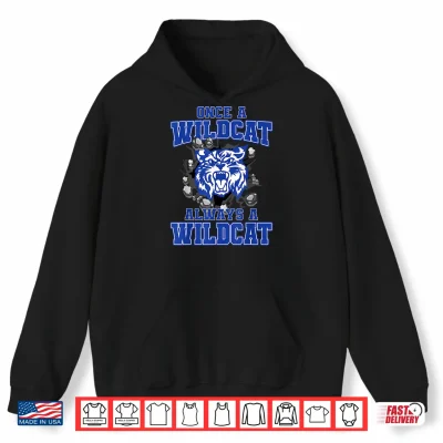 Hoodie Always A Wildcat Back To School Spirit Shirt