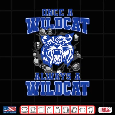Design Always A Wildcat Back To School Spirit Shirt