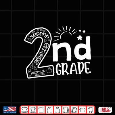 Design Hello On To Second Grade Teachers Team Second Grade Shirt