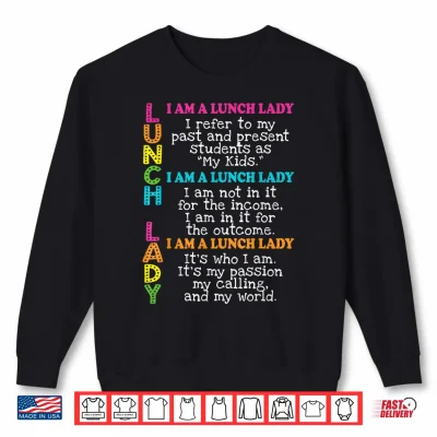 Sweatshirt Lunch Hero Squad Lunch Ladies Cafeteria Crew Back To School Shirt