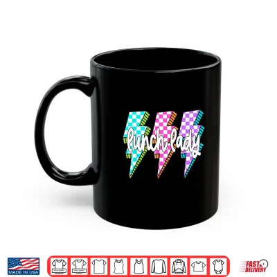 Mug Lunch Lady Back To School Checkered First Day Of School Shirt
