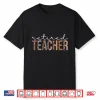 Retired Teacher Leopard Appreciation Professional Identity Shirt