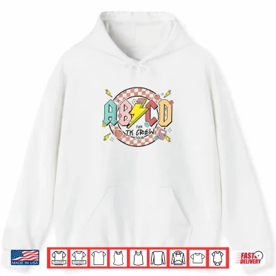 Hoodie Retro A B C D Transitional Kindergarten Tour T K Teacher Shirt