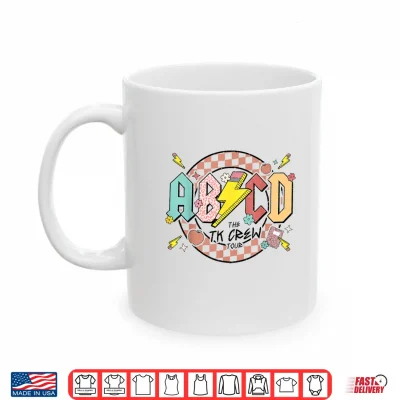 Mug Retro A B C D Transitional Kindergarten Tour T K Teacher Shirt