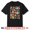 Groovy A B C Elemeno Hi Alphabet Teacher Kids Back To School Shirt