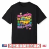 School Bus Driver Groovy Retro Back To School Shirt