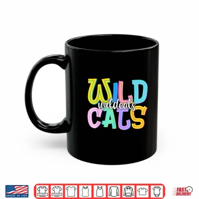 Mug Wildcats School Spirit Groovy Back To School Shirt