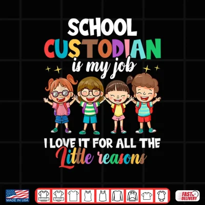Design Custodian Appreciation Shirt Back To School Janitor Shirt