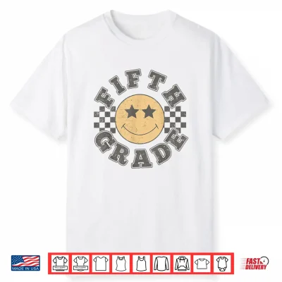 Fifth Grade Teacher First Day Of 5Th Grade Back To School Shirt