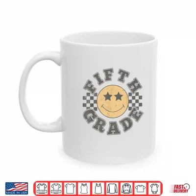 Mug Fifth Grade Teacher First Day Of 5th Grade Back To School Shirt