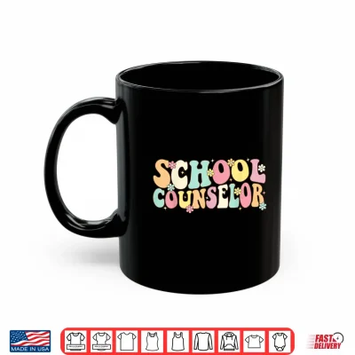 Mug Groovy School Counselor Back To School Teacher Counseling Shirt