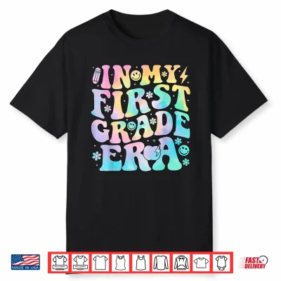 In My First Grade Era Girl Tie Dye 1St Grade Back To School Shirt