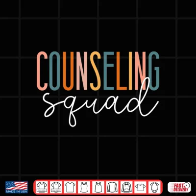 Design School Counselor Counseling Squad Shirt