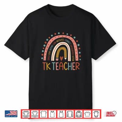 Tk Teacher Back To School Teacher Shirt