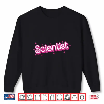 Sweatshirt Women Retro Pink Scientist Science Teacher Back To School Shirt