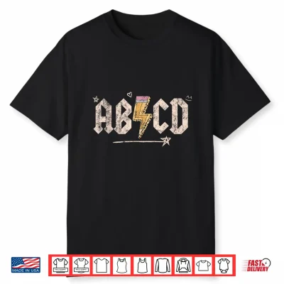 Back To School Teacher Student Gifts A B C D Trendy Shirt