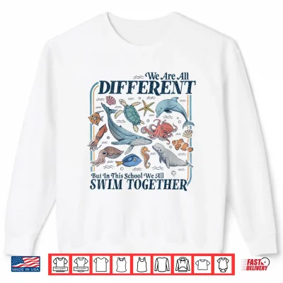 Sweatshirt Back To School Teacher Elementary Ocean Animal Classroom Shirt