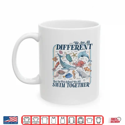 Mug Back To School Teacher Elementary Ocean Animal Classroom Shirt