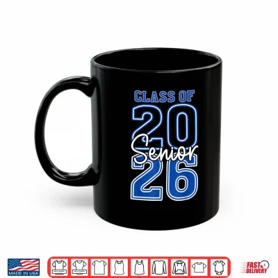 Mug Class Of 2026 Senior Retro Graduation 2026 First Day Vintage Shirt