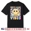 Fourth Grade Vibes Smile Face Teacher Kid Back To School Shirt