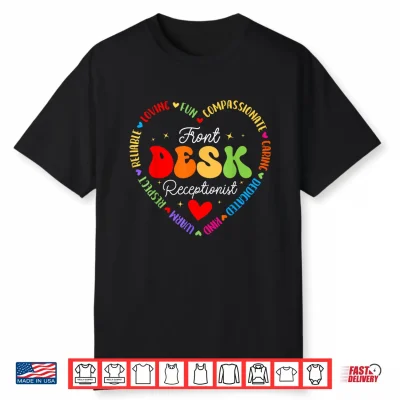 Front Desk Receptionist Appreciation Admin Squad Shirt