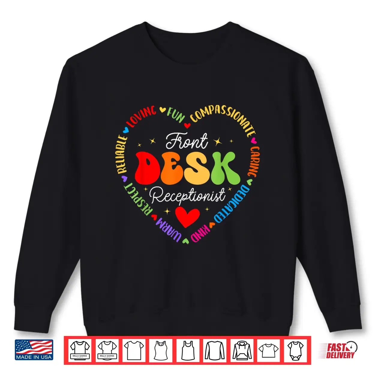 Front Desk Receptionist Appreciation Admin Squad Shirt Front Desk Receptionist Appreciation Admin Squad Shirt