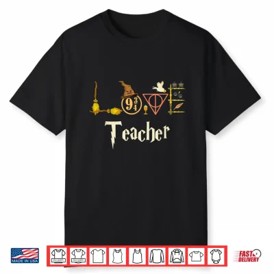 Love Teacher Wizards Back To School Halloween Shirt