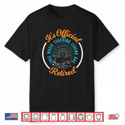 Retiring Music Teacher Retirement Gift Shirt