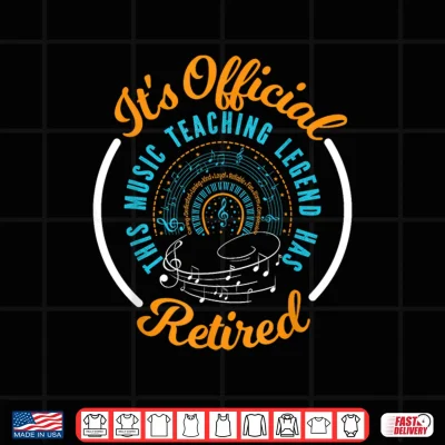 Design Retiring Music Teacher Retirement Gift Shirt