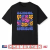 School Counselor Boho Flowers Retro Back To School Shirt