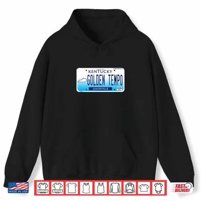 Hoodie 26 Golden Tempo House Racing Winner Race Day License Plate Performance Shirt
