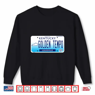 Sweatshirt 26 Golden Tempo House Racing Winner Race Day License Plate Performance Shirt