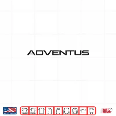Design ADVENTUS Latin for Arrival Journey Adventure Travel Minimal Shirt