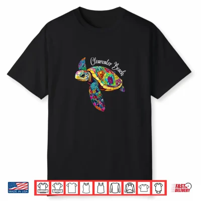 Florida Clearwater Beach Souvenir Clearwater Shirt