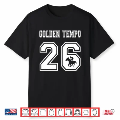 Golden Tempo House Racing Winner Race Day Outfit 2026 Performance Shirt