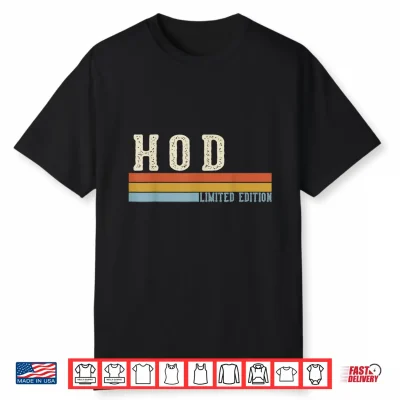 Hod Head Of Department Week Back To School Shirt