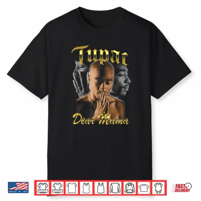 Official Tupac Dear Mama Collage Shirt