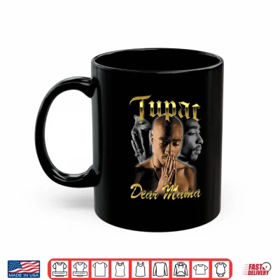 Mug Official Tupac Dear Mama Collage Shirt