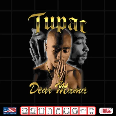 Design Official Tupac Dear Mama Collage Shirt