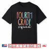 Fourth Grade Squad 4Th Teacher Crew Back To School Team Shirt