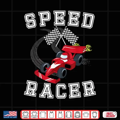 Design Race Car Shirt For Boys Formula Shirt Back To School Gift