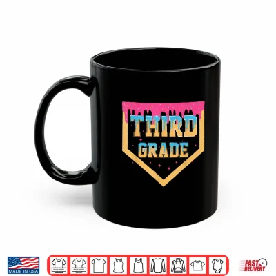 Mug Third Grade Ice Cream Drip Waffle Style Shirt